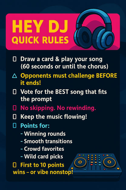 Hey DJ Game – Original Edition